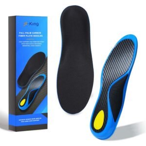 High Elastic Carbon Fiber Insoles Shock Absorption Protect Ankle Basketball Carbon Insoles for Shoes