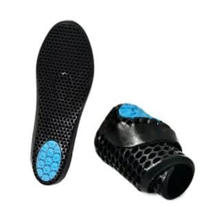 Soft Massaging Shock Proof TPE Running Gel Shoes Insoles Washable Shock Absorption for Sports With Honeycomb