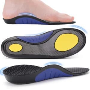 100% Carbon Fiber Shock Absorbing Jump Higher Shoe Insoles Arch Support Orthotic Carbon Fiber Insoles