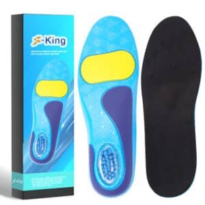 Comfort Sport tpu Shock-absorbing Tennis Insoles Arch Support Running Shoe Insoles for Men and Women