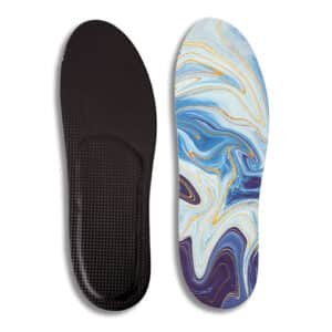 Thermoformed Support Pain Relief Orthopedic Insoles Sublimation Heated Moldable Orthotic Insoles
