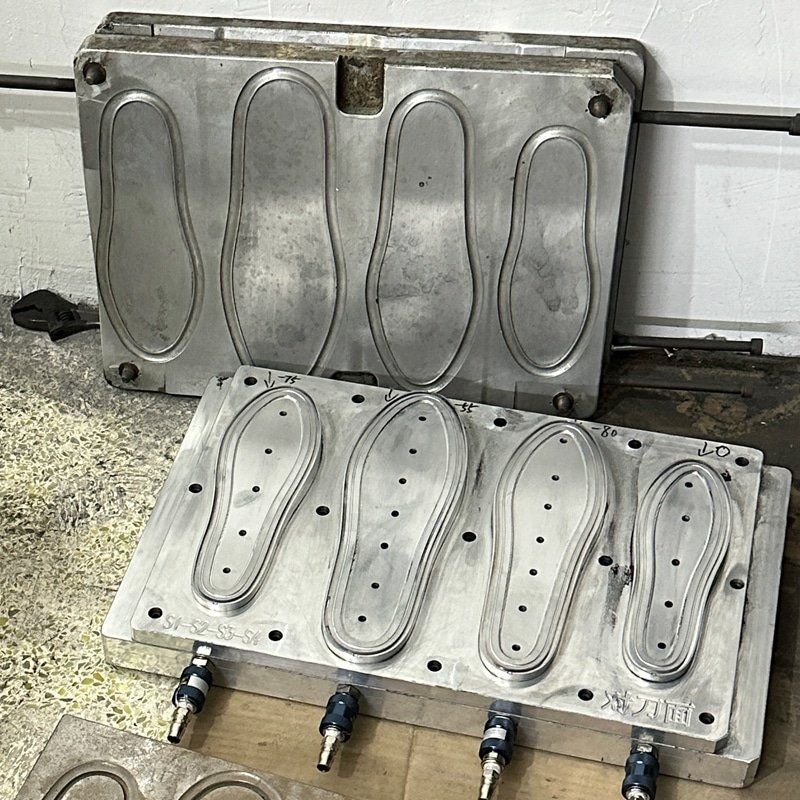 Custom insole mold making and tooling process at S-King insole factory