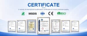 S-King insole manufacturer certifications including CE, ISO, RoHS, MSDS, BSCI, occupational health and safety management system certification, EU Declaration of Conformity, and product safety data sheets for quality assurance and OEM/ODM insole manufacturing.