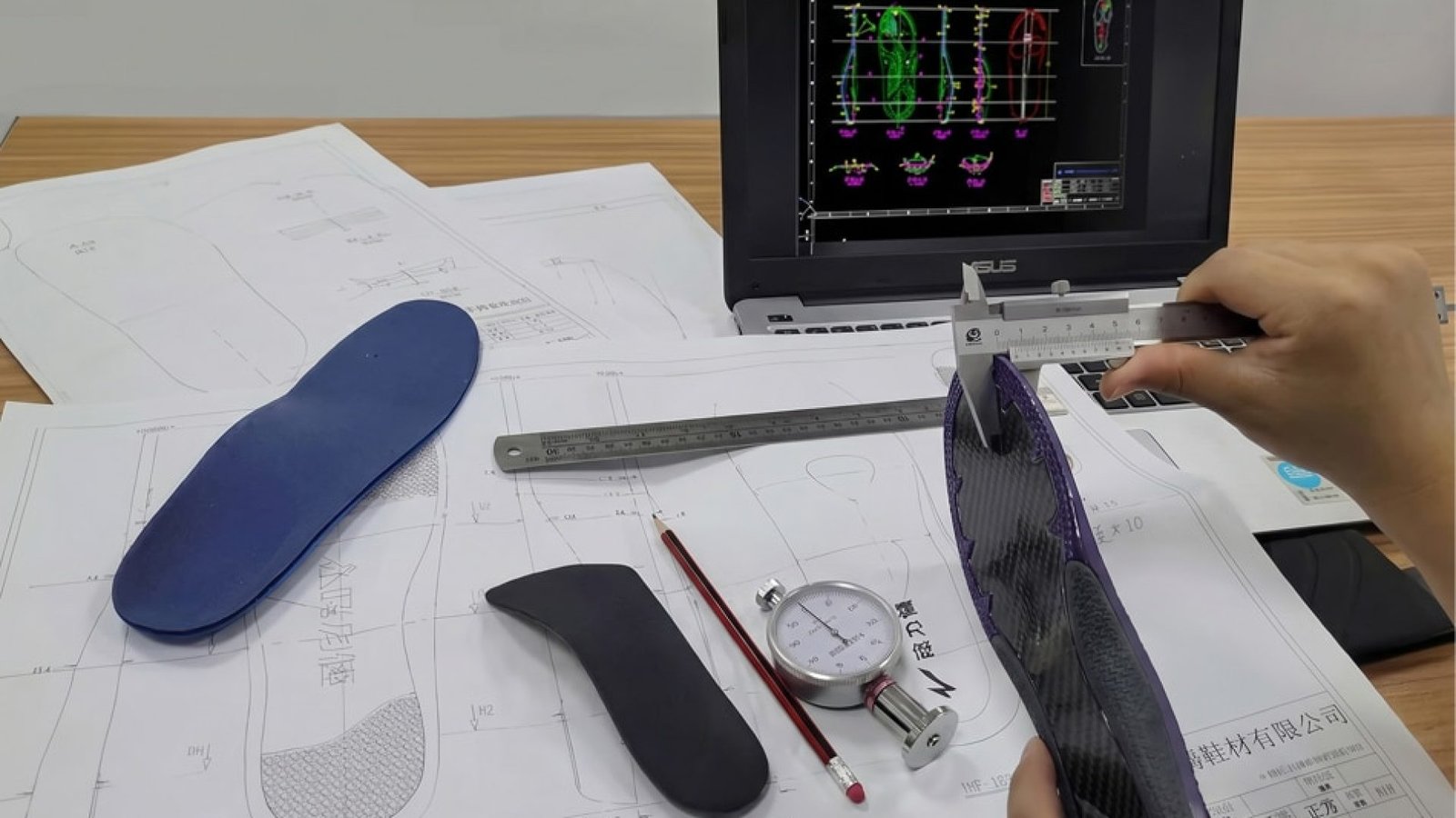 Precise measurement and technical verification ensure every sample meets the approved design.